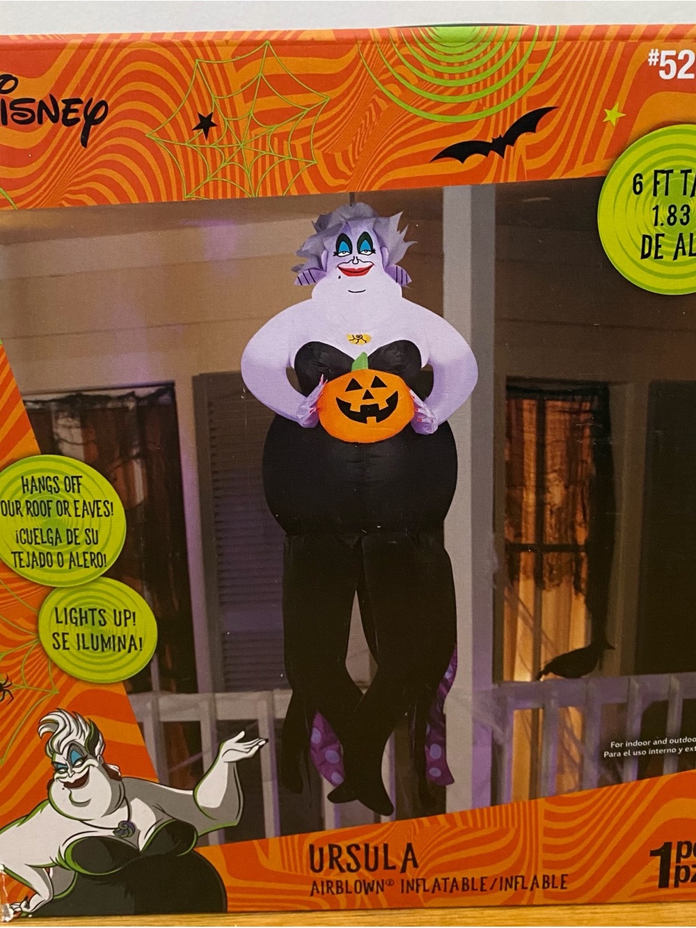 Disney Ursula Halloween Inflatable Decoration, Brand NEW!